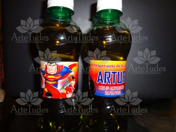 Mini Refrigerante - Supermen