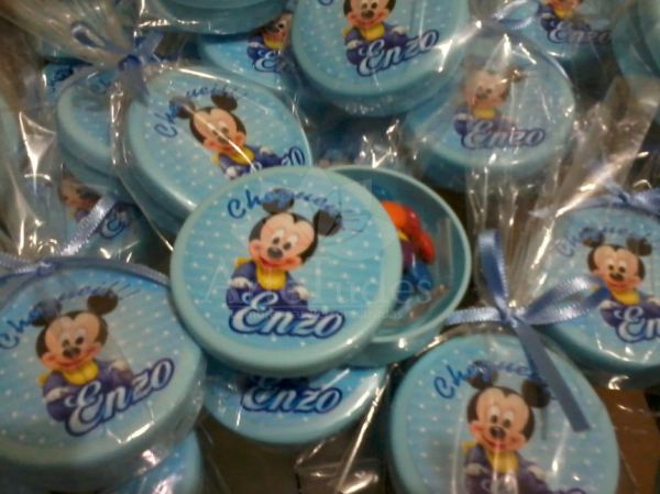 Latinha Plastico - Mickey baby